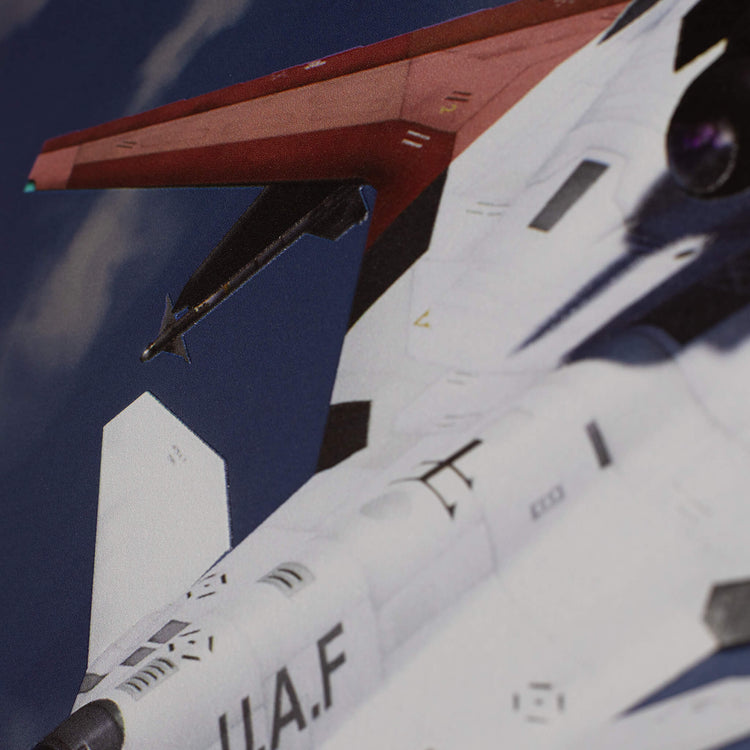 【ACE COMBAT】 ADFX-01 Morgan Metal Canvas Art