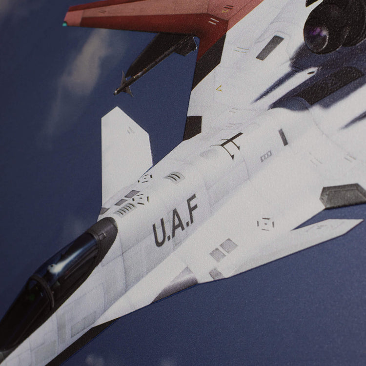 【ACE COMBAT】 ADFX-01 Morgan Metal Canvas Art