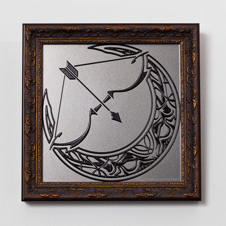 アニメ10周年記念メタルキャンバスアート - アルテミス・ファミリアエンブレム