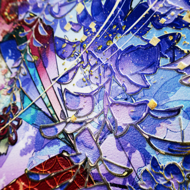 Wisteria Ripples - Small Edition