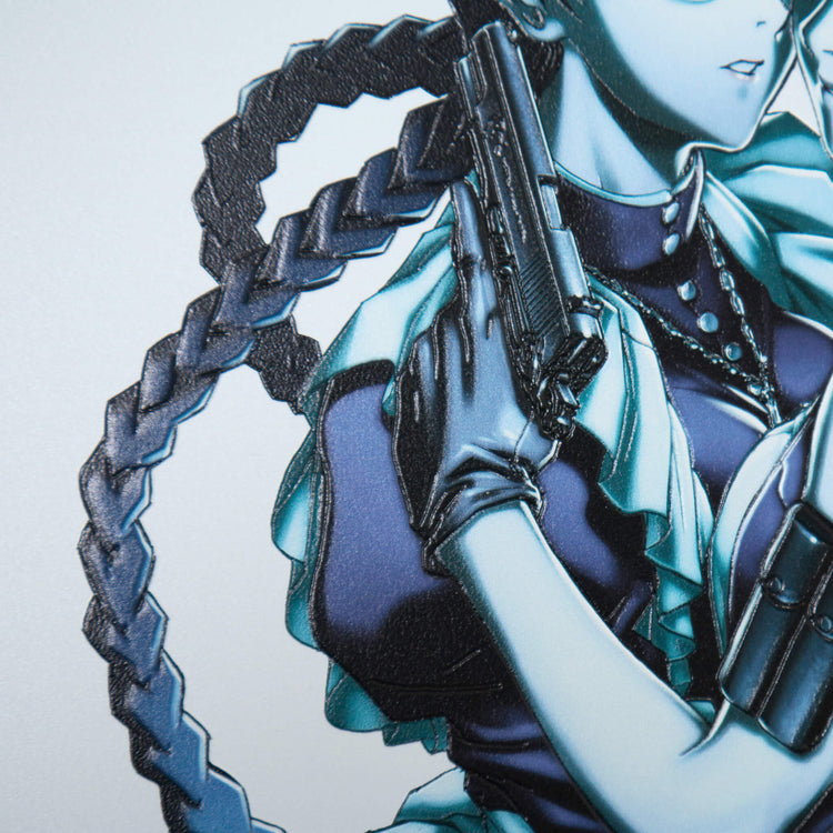 『BLACK LAGOON』 ロベルタ メタルキャンバスアート B Medium