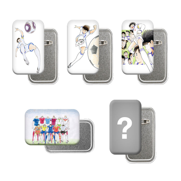 Captain Tsubasa Rondom Tin Badge