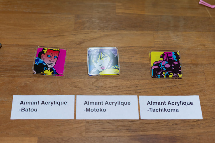 Ghost in the Shell S.A.C. Acrylic Magnet (Shipped After the Exhibition)