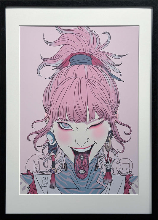 アーティスト直筆加筆後 / After Hand-Embellishment by the Artist