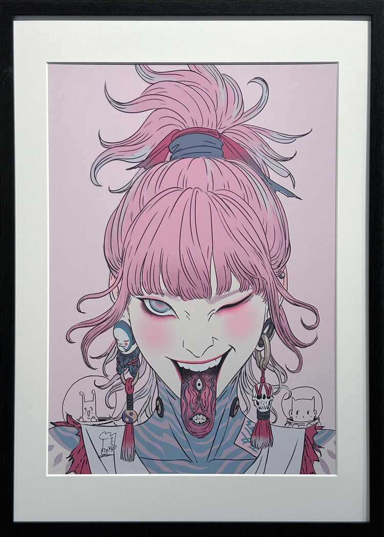 アーティスト直筆加筆後 / After Hand-Embellishment by the Artist