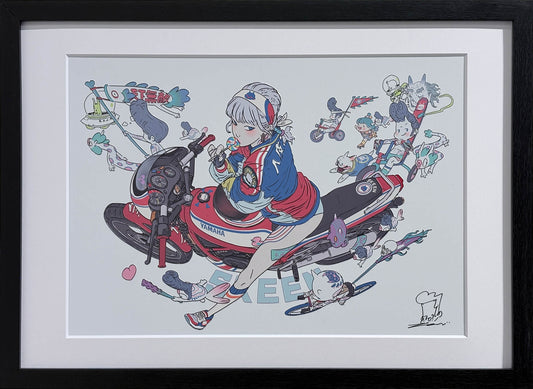 アーティスト直筆加筆後 / After Hand-Embellishment by the Artist