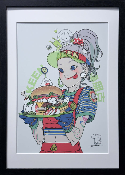 アーティスト直筆加筆後 / After Hand-Embellishment by the Artist