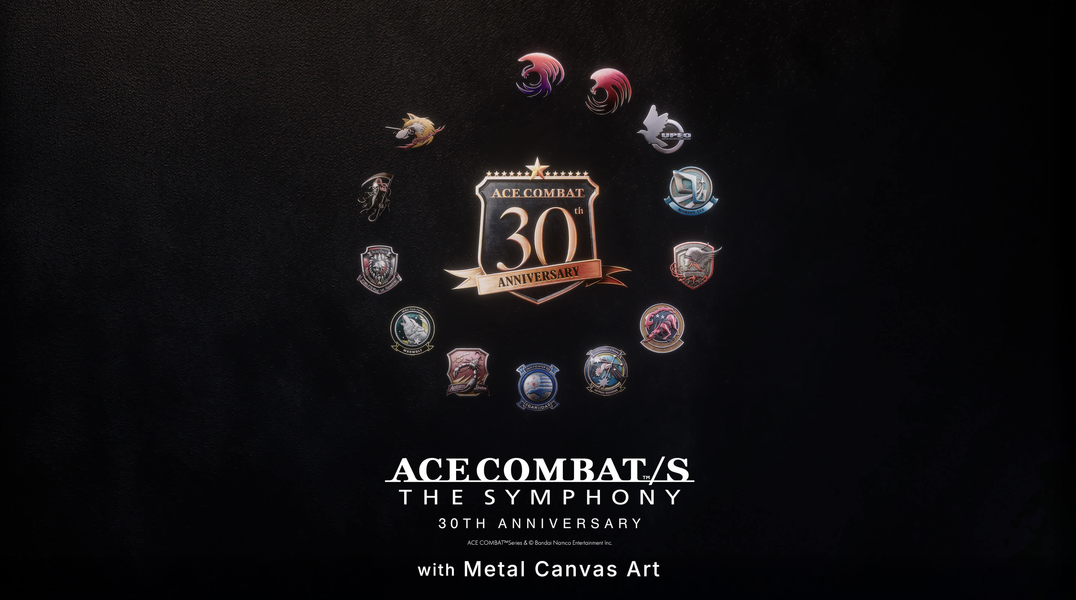 ACE COMBAT™/S THE SYMPHONY 30TH ANNIVERSARYwith Metal Canvas Art