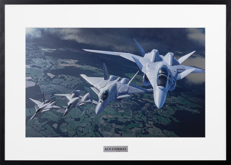 【ACE COMBAT】 Echelon Formation Metal Canvas Art