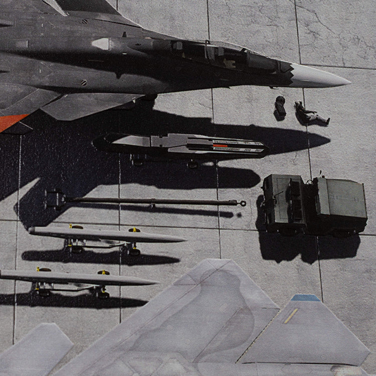 【ACE COMBAT】 X-02S Strike Wyvern Metal Canvas Art