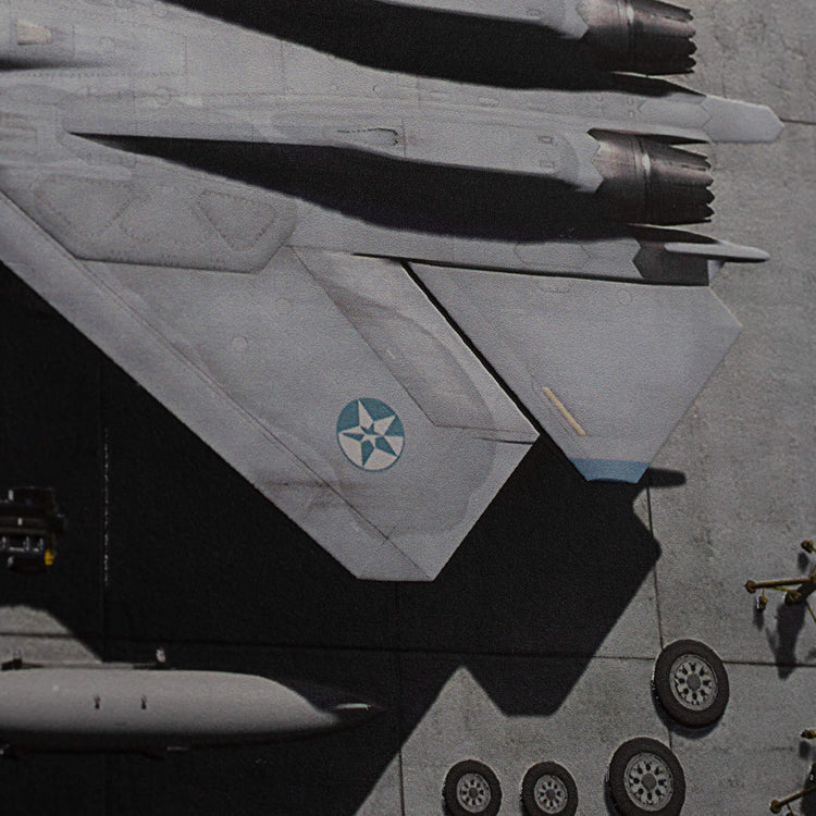 【ACE COMBAT】 X-02S Strike Wyvern Metal Canvas Art