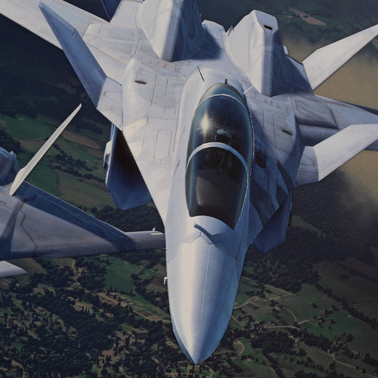 【ACE COMBAT】 Echelon Formation Metal Canvas Art