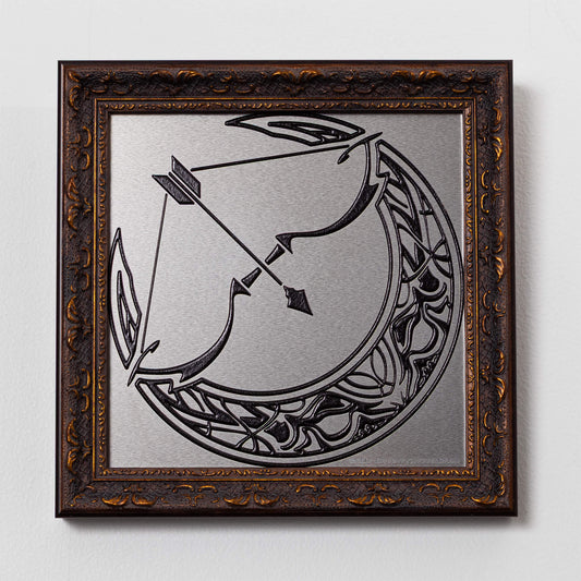 アニメ10周年記念メタルキャンバスアート - アルテミス・ファミリアエンブレム