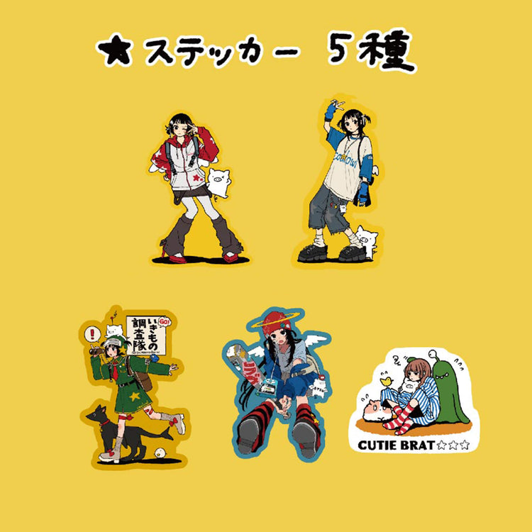 coalowl ダイカットステッカー5種セット