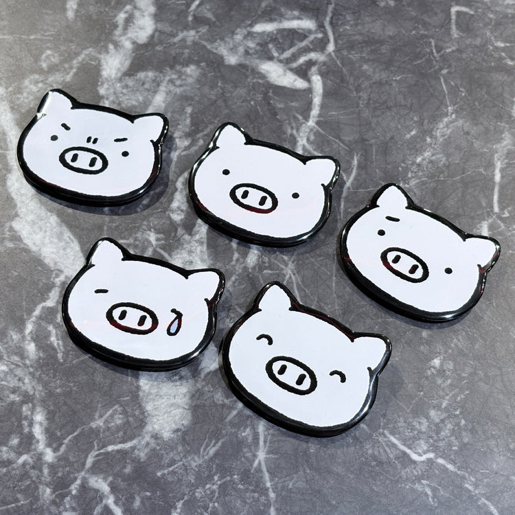 coalowl トレーディング ぶたさん缶バッジ