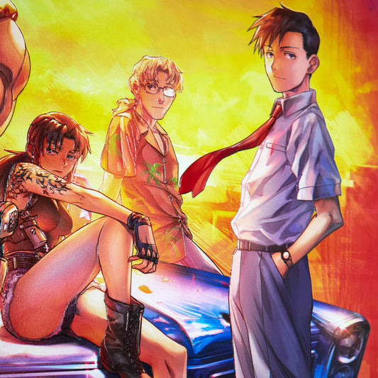 『BLACK LAGOON』 ラグーン商会 メタルキャンバスアート Medium