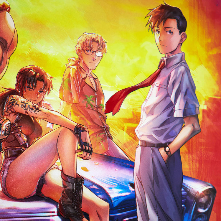『BLACK LAGOON』 ラグーン商会 メタルキャンバスアート Medium
