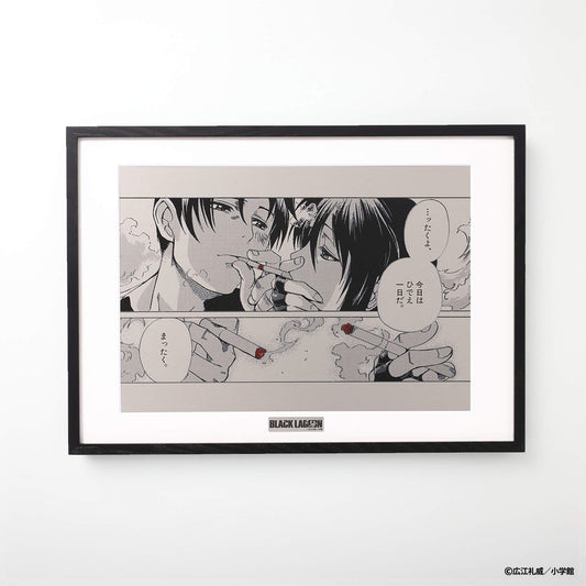 『BLACK LAGOON』 シガーキス メタルキャンバスアート