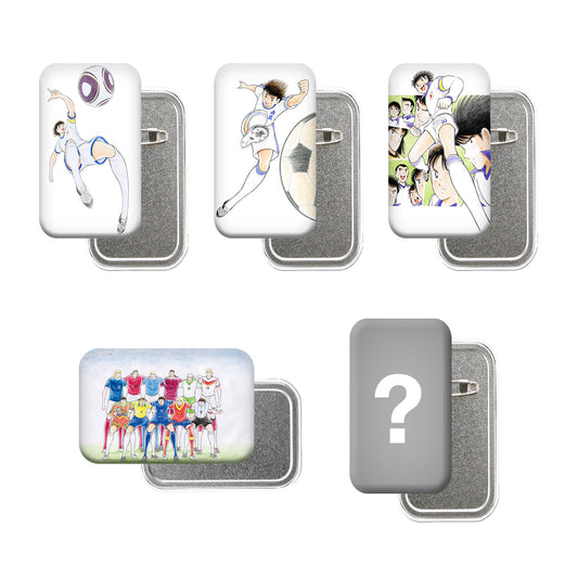 Captain Tsubasa Rondom Tin Badge