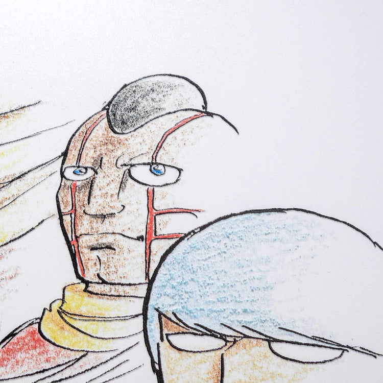 石森プロ　ファンレター返礼用はがきイラスト　1979年