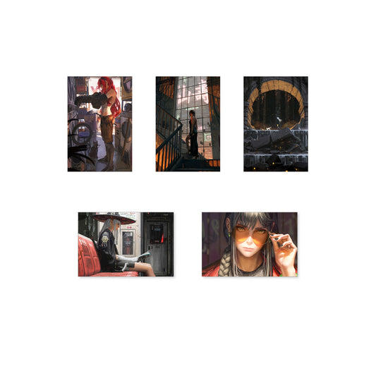 Postcard Set E