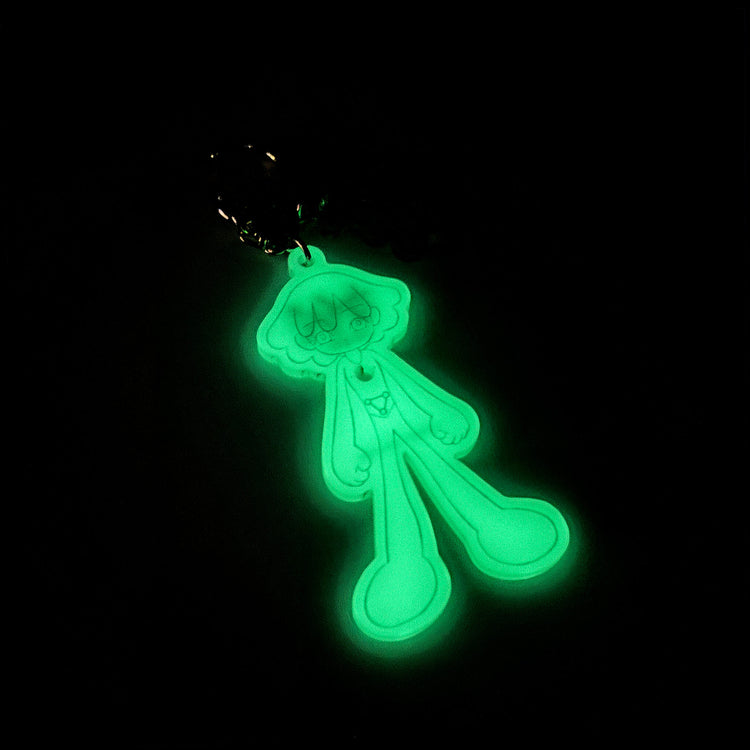 Kaiba Glow-in-the-dark acrylic keychain