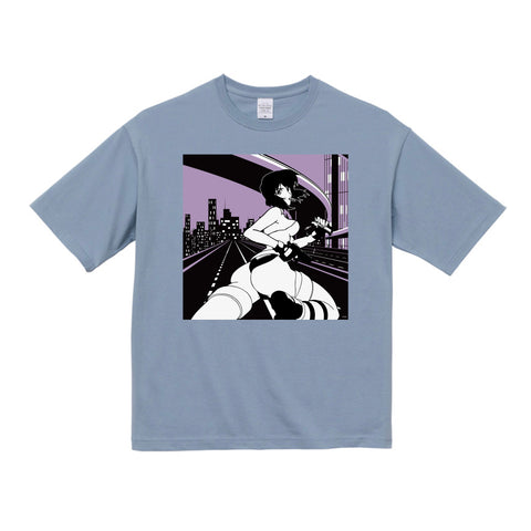 Ghost in the Shell S.A.C. T-shirt Blue  (Shipped After the Exhibition)