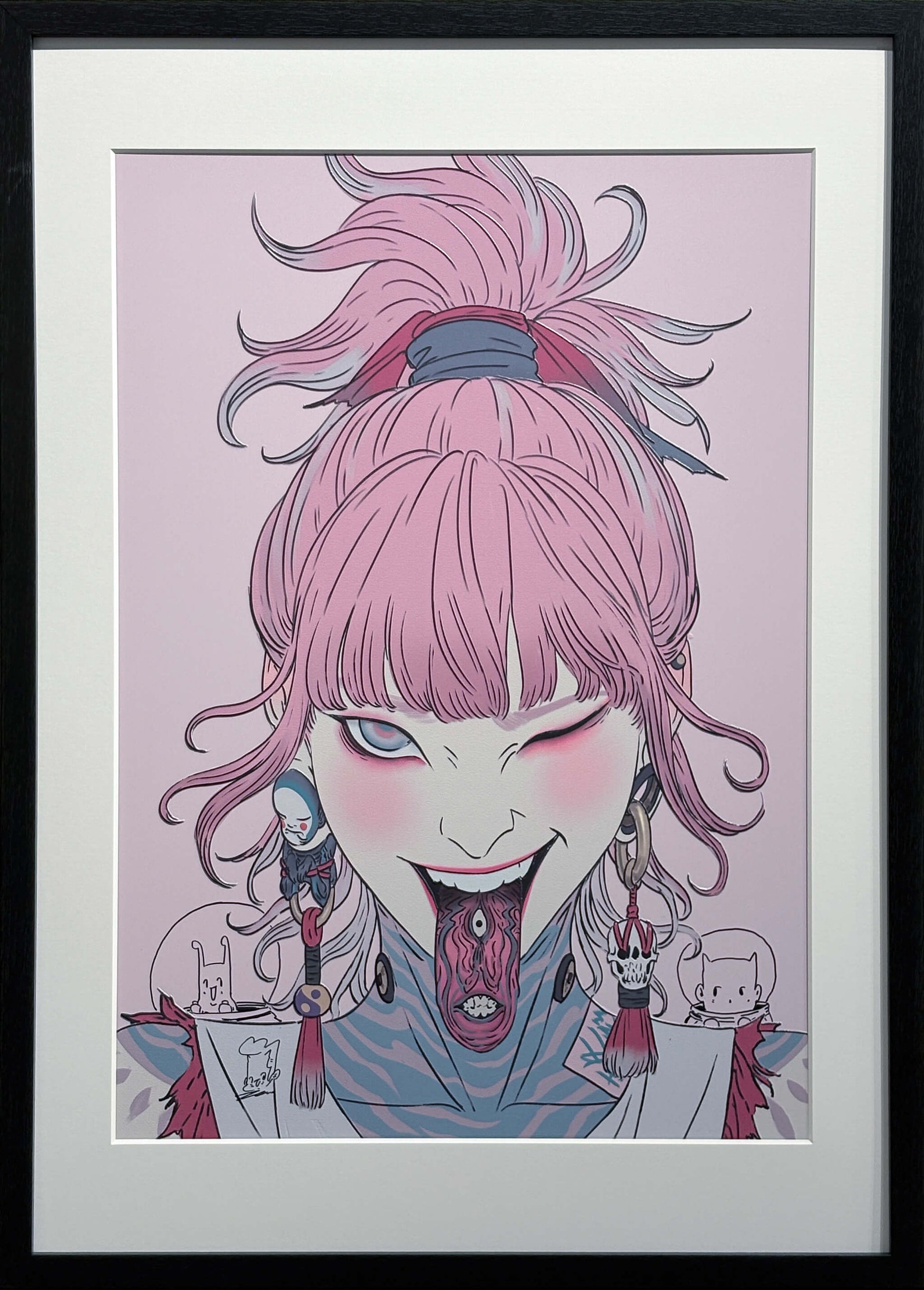 アーティスト直筆加筆後 / After Hand-Embellishment by the Artist