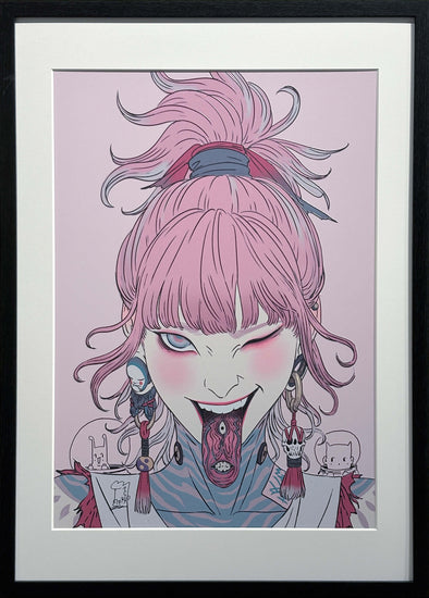 アーティスト直筆加筆後 / After Hand-Embellishment by the Artist