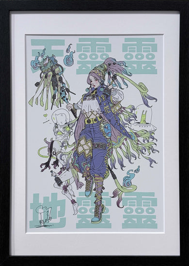 アーティスト直筆加筆後 / After Hand-Embellishment by the Artist