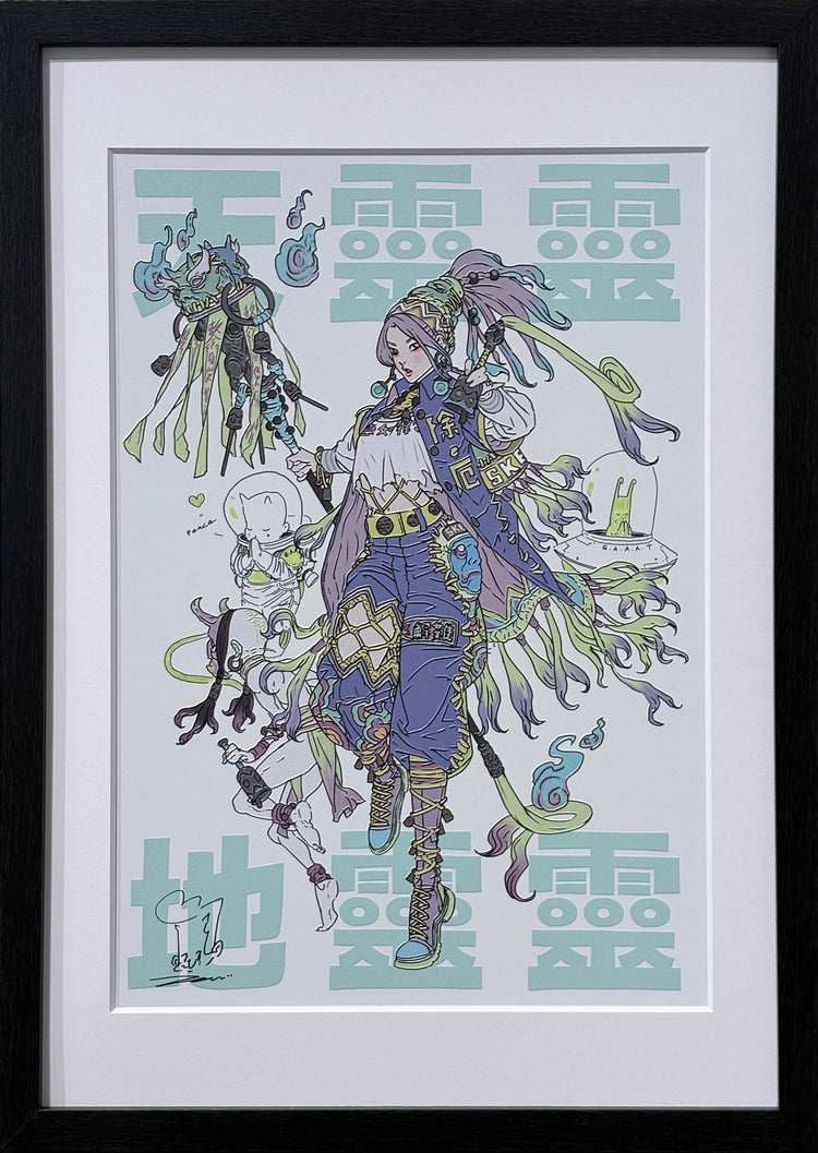 アーティスト直筆加筆後 / After Hand-Embellishment by the Artist