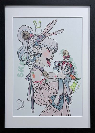 アーティスト直筆加筆後 / After Hand-Embellishment by the Artist