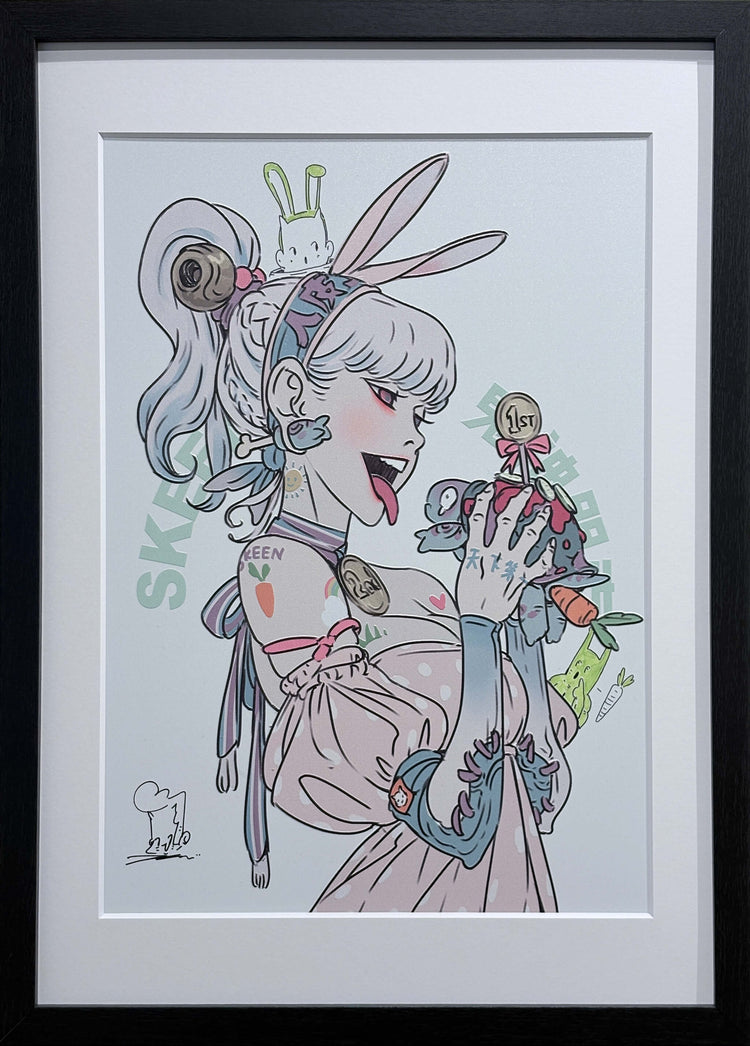 アーティスト直筆加筆後 / After Hand-Embellishment by the Artist